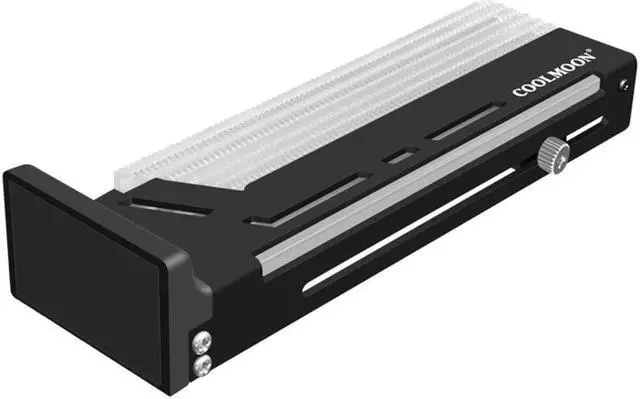 Alt view image 4 of 6 - CoolMoon Aluminum Alloy Graphics Video Stand GPU Support Desktop PC Case Video Cards Holder Bracket Cooling Kit