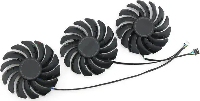 Alt view image 4 of 6 - NEW 3pcs 87MM PLD09210S12HH RTX 3090 GPU FAN For MSI GeForce RTX 3060 Ti VENTUS RTX3080 RTX 2070 DUKE Graphics card Fan