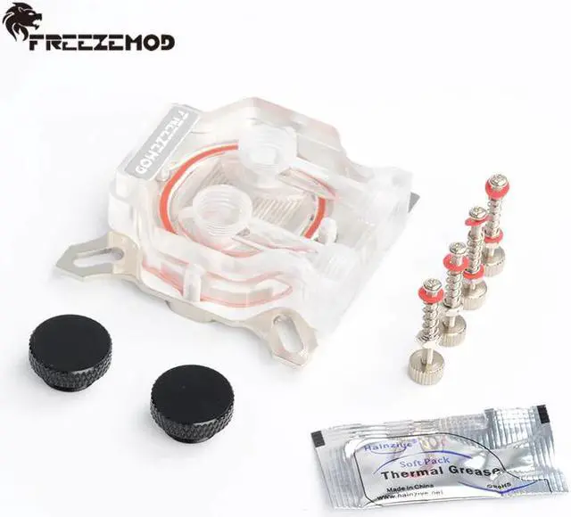 Alt view image 5 of 5 - FREEZEMOD Computer RGB Video Card GPU Core Cover Suitable For 43mm-53mm Hole Pitch Water Cooling Block. VGA-TMD