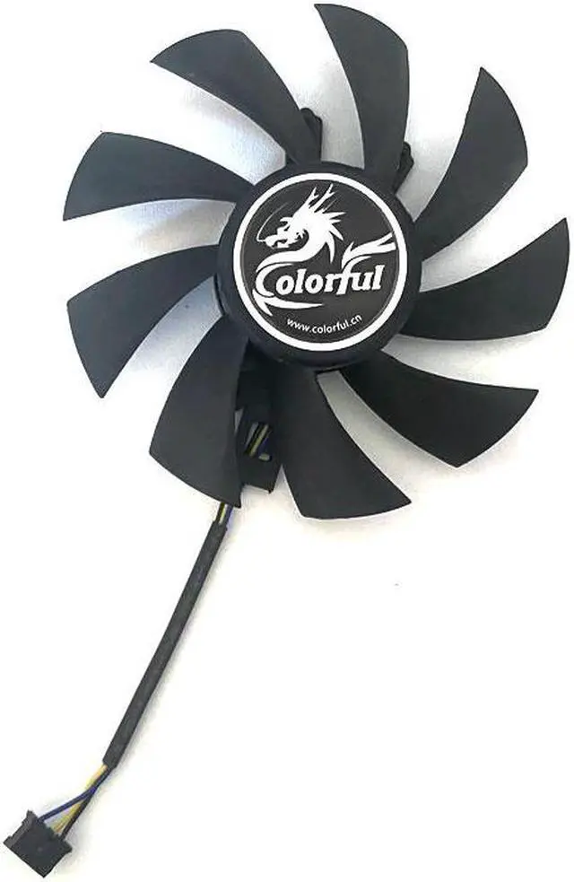 Alt view image 5 of 6 - 3PCS 4pin 85MM 75MM RTX2060 GPU Fan For Colorful GeForce RTX 2060 Gaming ES iGame GeForce GTX1660 Ti 1660 Ultra Cooling Fans