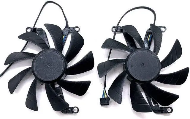 Alt view image 3 of 4 - 2PCS Cooling Fan FY09015M12LPA 85MM 4PIN KFA2 RTX3060 GPU FAN For KFA2 GeForce RTX 3060 TI (1-Click OC) LHR Graphics fan repair
