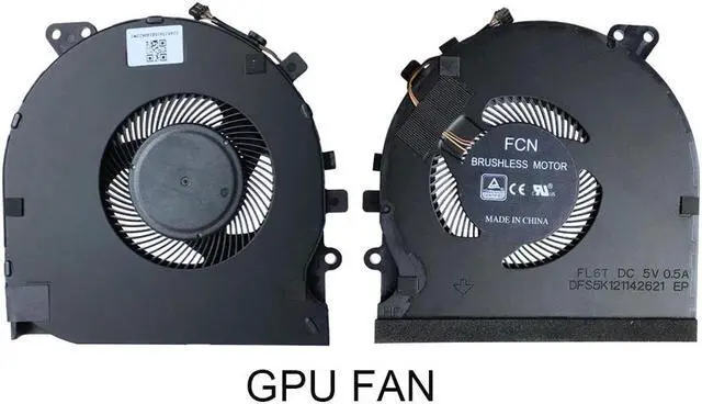 Alt view image 5 of 6 - Laptop CPU Cooling Fans for Razer Blade 15 RZ09-0270 02705E76 RZ09 3009 E97 GPU Cooler Radiator fan New DFS5K121142621 FLK7 FL6S