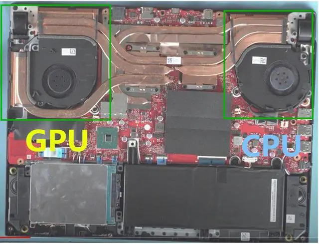 Alt view image 6 of 6 - Computer CPU GPU Cooling Fans For Asus ROG Strix GL531 GL531GW GL531GL GL531GU GL531GT Graphics Card VGA Fan Cooler DC 12V 5V