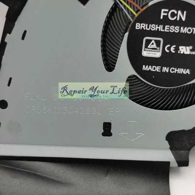 Alt view image 4 of 6 - Computer CPU GPU Cooling Fans For Asus ROG Strix GL531 GL531GW GL531GL GL531GU GL531GT Graphics Card VGA Fan Cooler DC 12V 5V