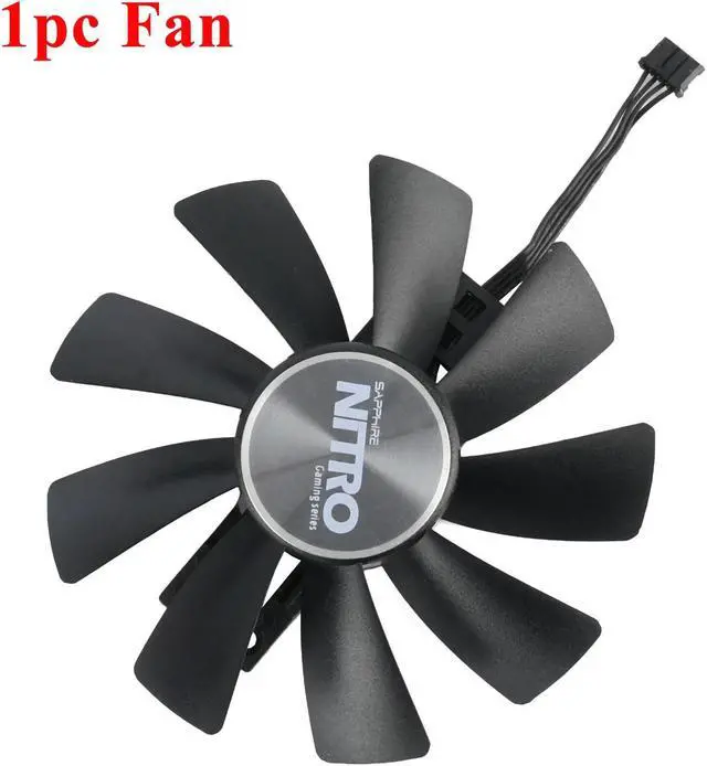 Alt view image 4 of 5 - 100mm GAA8B2U Ball Bearing GPU Fan For Sapphire R9 380 380X Graphics Card Cooling Fan with Case