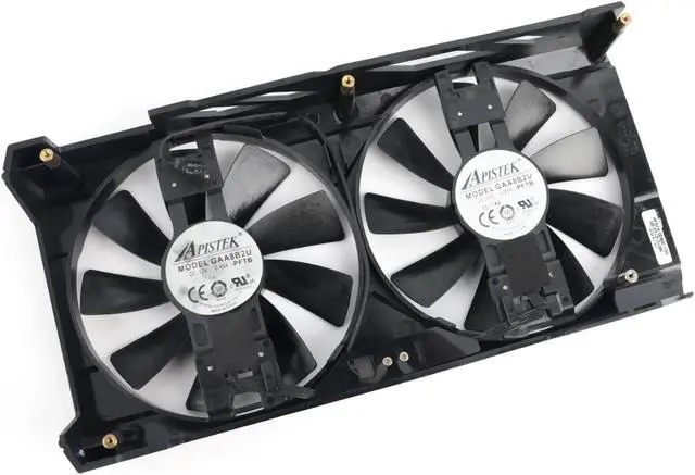 Alt view image 5 of 5 - 100mm GAA8B2U Ball Bearing GPU Fan For Sapphire R9 380 380X Graphics Card Cooling Fan with Case