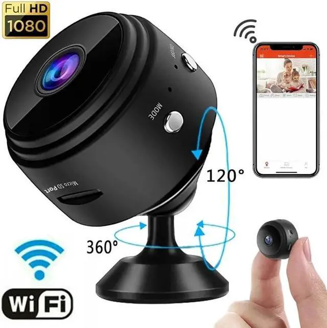 Main image of Mini Camera Wifi Camera 1080P HD Mini Recorder Wireless Mini Camera Video Surveillance Video Recorder Security Camera Black