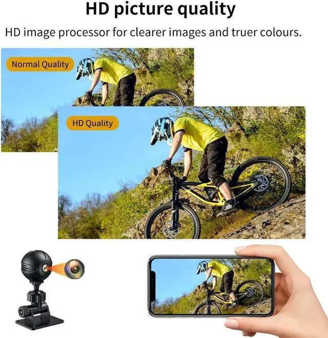Alt view image 4 of 7 - Mini Smart WiFi Camera Motion CCTV HD 1080P Baby Pet Monitor Wireless Night Vision Smart Home Micro CCTV Camera