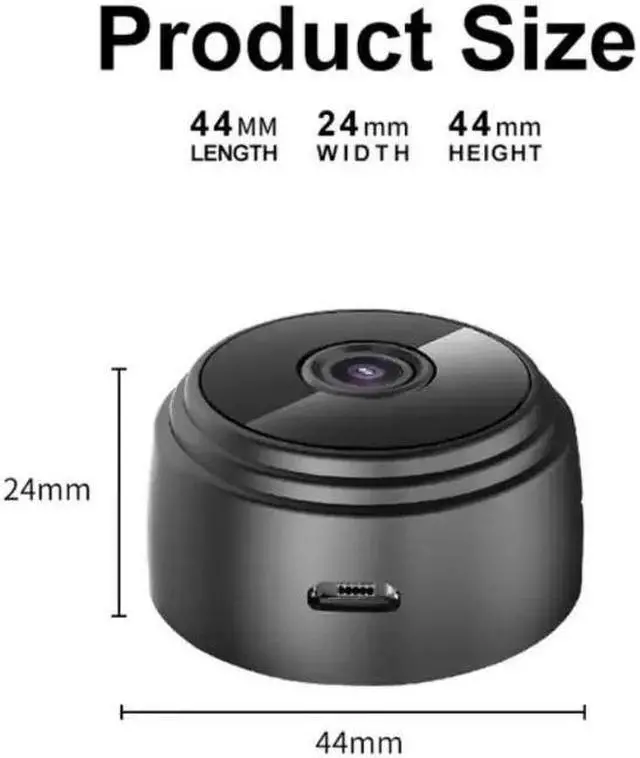 Alt view image 5 of 6 - Mini Smart Camera WiFi Remote Wireless Monitoring 1080p Ip Camara Wifi Security Protection Surveillance Cameras