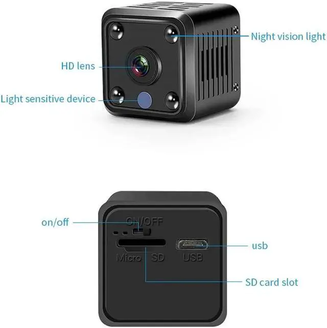 Alt view image 5 of 6 - Mini IP Cameras HD 1080P Wifi Sports Wireless Security Surveillance Built-in Battery Night Vision Smart Home Cameras