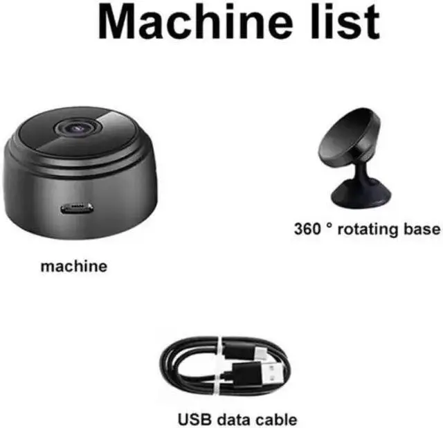 Alt view image 4 of 6 - Mini Smart Camera WiFi Remote Wireless Monitoring 1080p Ip Camara Wifi Security Protection Surveillance Cameras