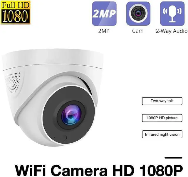 Main image of Wireless WiFi IP Camera HD 1080P Video Surveillance IR Night Vision Motion Detection Dome Camera Home Security Indoor Camcorder