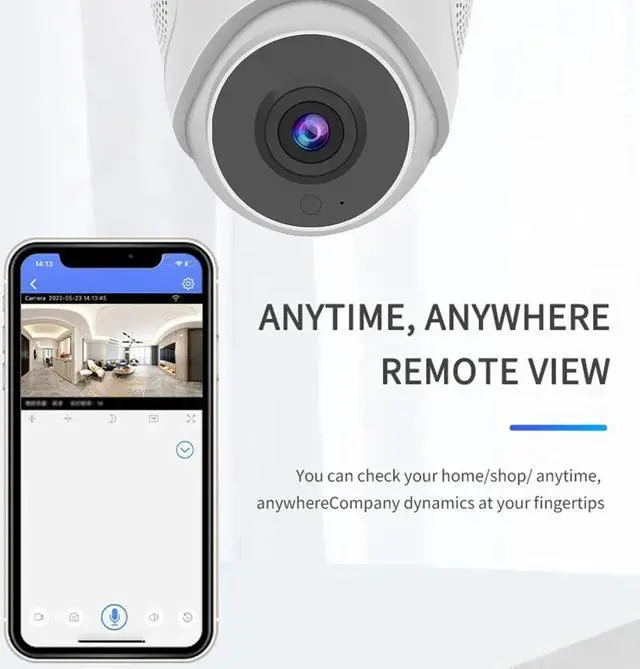 Alt view image 3 of 6 - Wireless WiFi IP Camera HD 1080P Video Surveillance IR Night Vision Motion Detection Dome Camera Home Security Indoor Camcorder