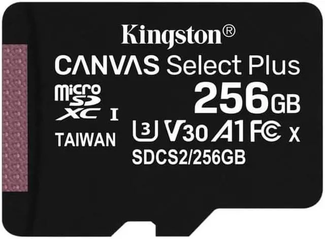 Main image of Kingston SDCS2 Class 10 High Speed 256GB Micro SD Card / TF Card Memory Card  A1 / Video Class V30 / UHS for Smartphones, Dashcam