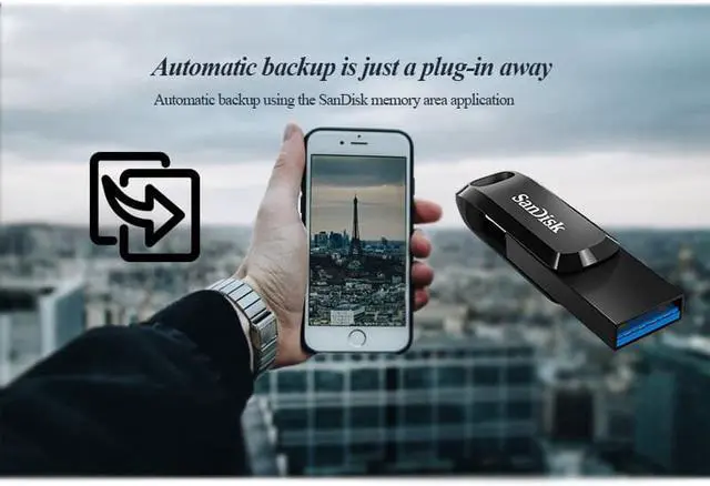Alt view image 5 of 7 - SanDisk Ultra Dual Drive Go USB 3.1 Type C 128GB 150MB/s USB Flash Disk Memory Stick USB Type A Pendrive For Phone/Tablets/PC