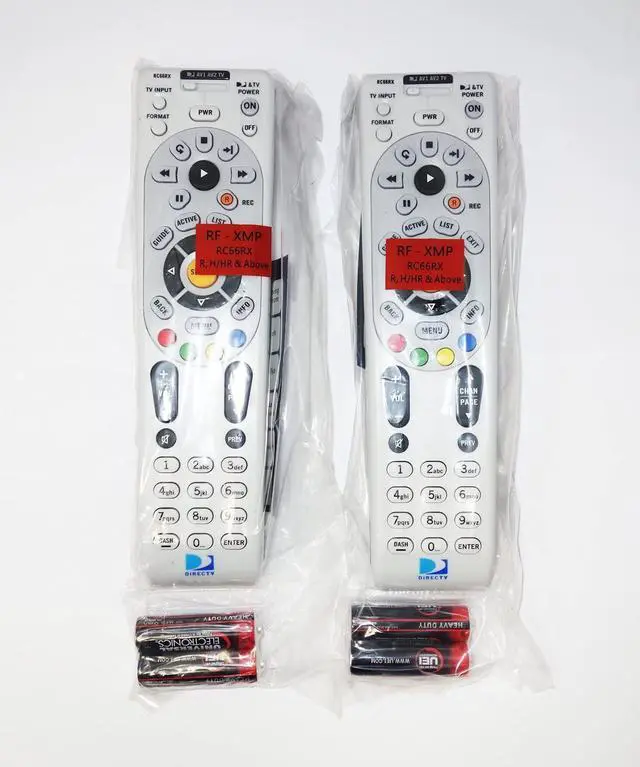 Alt view image 3 of 6 - 2 Pack - DIRECTV RC66RX IR/RF Remote Control