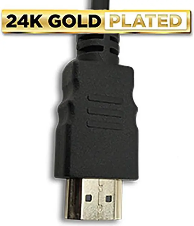 Alt view image 4 of 5 - Lot of 100 Digital High-Speed 1.4 HDMI Cables 4K/30Hz 10.2Gbps PVC 2160p Universal Wire Black Cord by SatelliteSale 6 feet