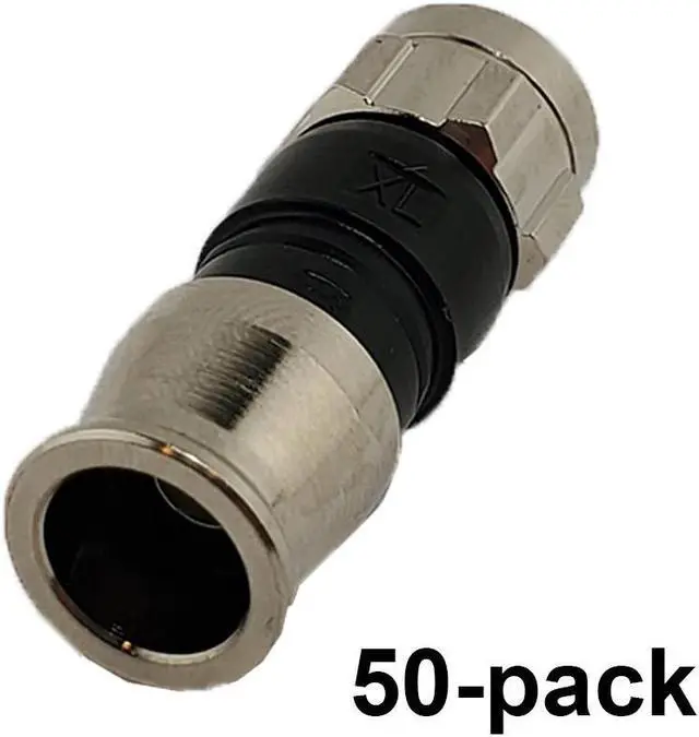 Main image of PPC Belden EX59XLPLUS RG59 Cable Compression Connectors - Bag of 50