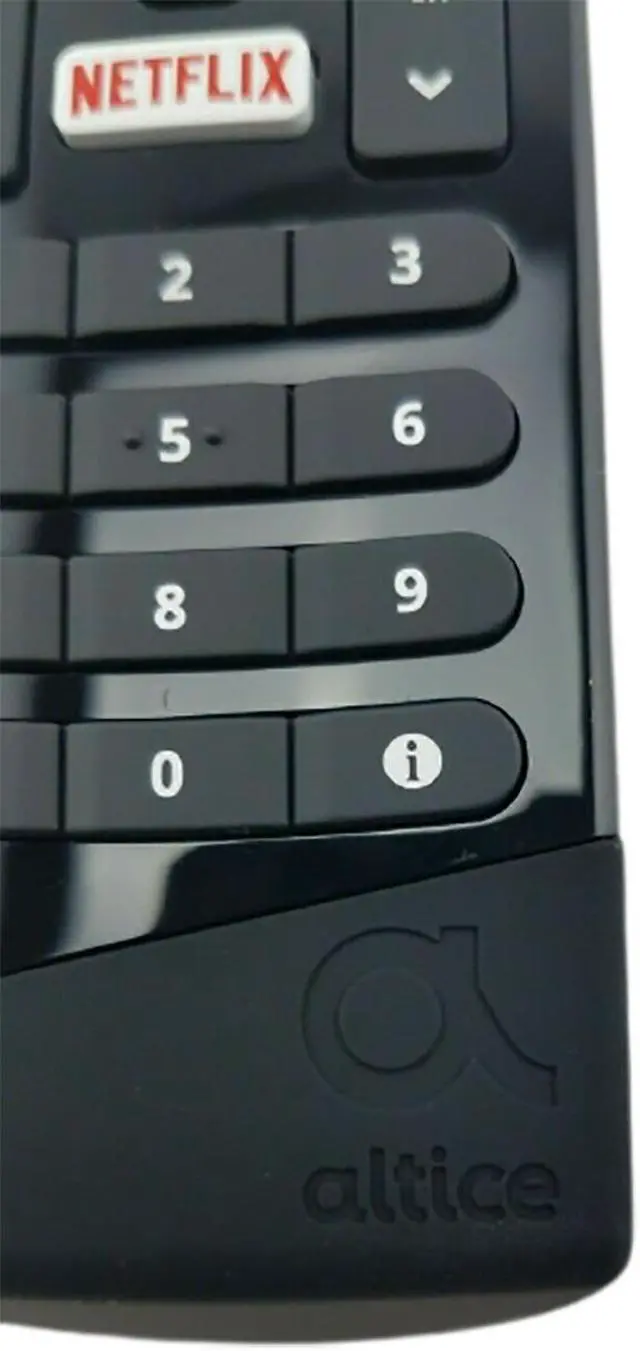 Alt view image 5 of 10 - Latest Altice Optimum Cablevision Bluetooth Remote Control New with Batteries