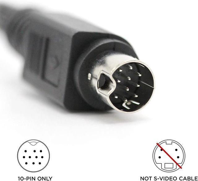 Alt view image 5 of 8 - Computer Accessories DIREC TV 10 PIN Composite Video Cable AV C31 C41 C41W Client RCA A/V 10PINCOMPOS