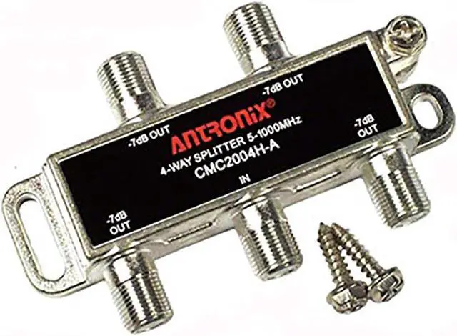 Main image of Splitter CMC2004H-A, Broadband RF 4 Output MoCA Capable 5-1002MHZ By Antronix