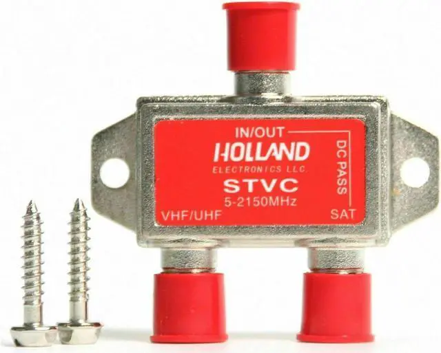 Alt view image 2 of 5 - Holland STVC Satellite Diplexer Satellite Cable TV Dish Approved