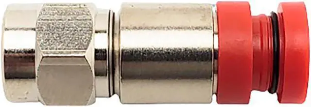 Main image of Amphenol TFC-QC2QS-59U-3LC-RED RG59 Coaxial Compression Connector (50 Pack)
