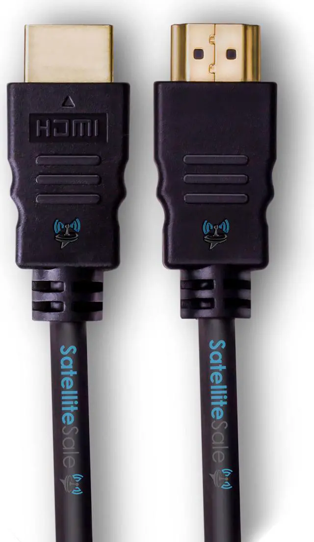 Alt view image 4 of 7 - Pack of 10 Digital High-Speed 1.4 HDMI Cables 4K/30Hz 10.2Gbps PVC 2160p Black Cord Universal Wire by SatelliteSale 6 feet