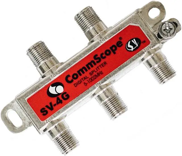 Alt view image 4 of 5 - Commscope SV-4G 4-way Coaxial Digital Splitter 5-1000mhz