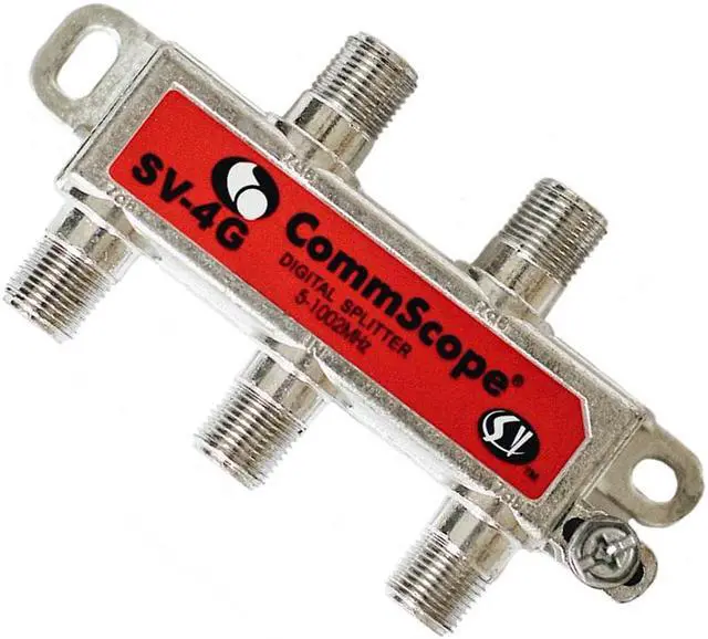 Alt view image 5 of 5 - Commscope SV-4G 4-way Coaxial Digital Splitter 5-1000mhz