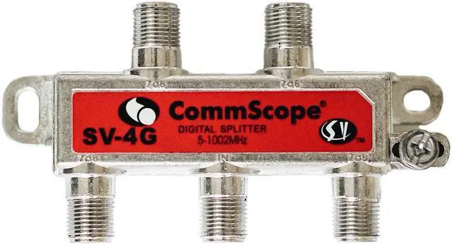 Main image of Commscope SV-4G 4-way Coaxial Digital Splitter 5-1000mhz