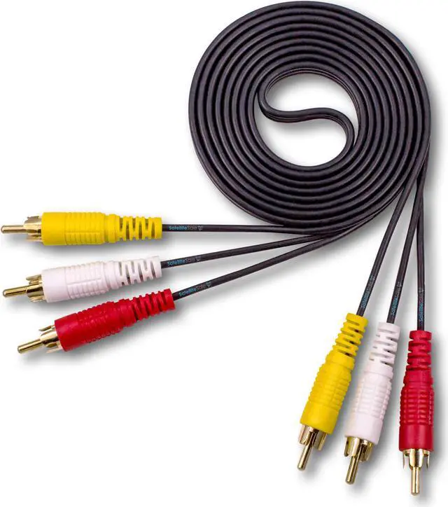 Alt view image 3 of 7 - 100 FT Premium 3 RCA Composite Male to Male Audio Video AV Cable VCR DVD FREE SHIP