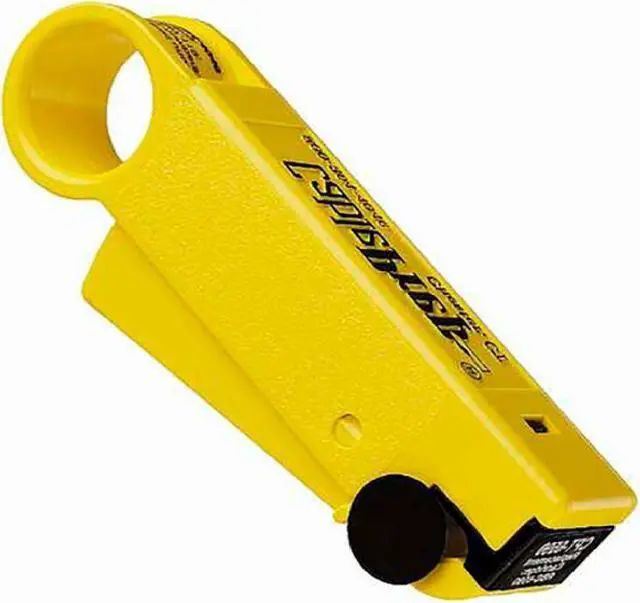 Alt view image 6 of 7 - CablePrep CPT-6590-1S Drop Cable/Coax Cable Stripper, RG6/RG59
