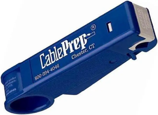 Alt view image 5 of 7 - CablePrep CPT-1100-Single Drop Cable/Coax Cable Stripper, RG7/RG11