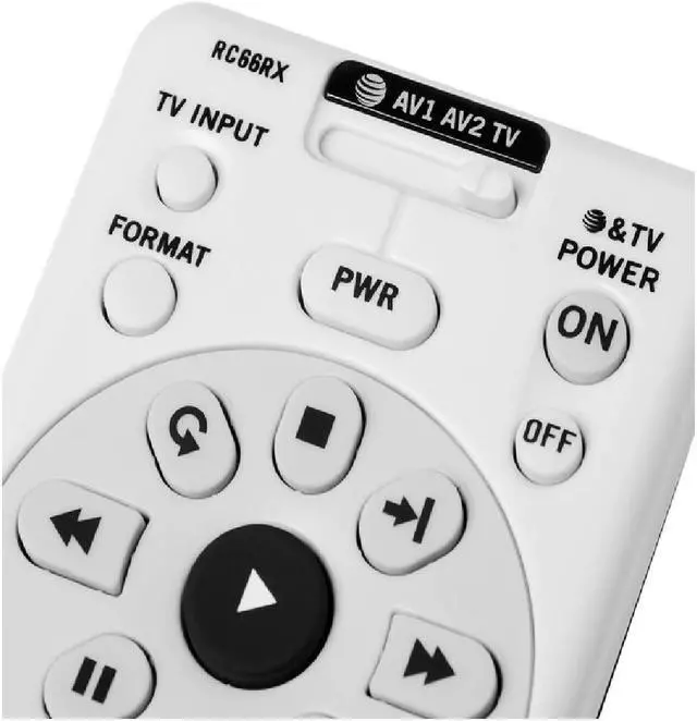 Alt view image 6 of 6 - 2 Pack - DIRECTV RC66RX IR/RF Remote Control