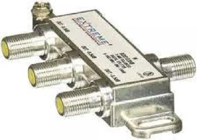 Alt view image 2 of 5 - Extreme 3-Way Balanced HD Digital High Performance Coax Cable Splitter BDS103HB