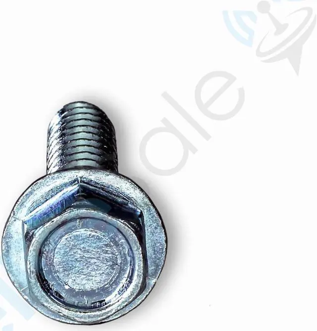 Alt view image 3 of 5 - SatelliteSale General Purpose 5/16" Outer Diameter X 2" Long 7/16" Hex Head Lag Bolt Zinc Plated Screws