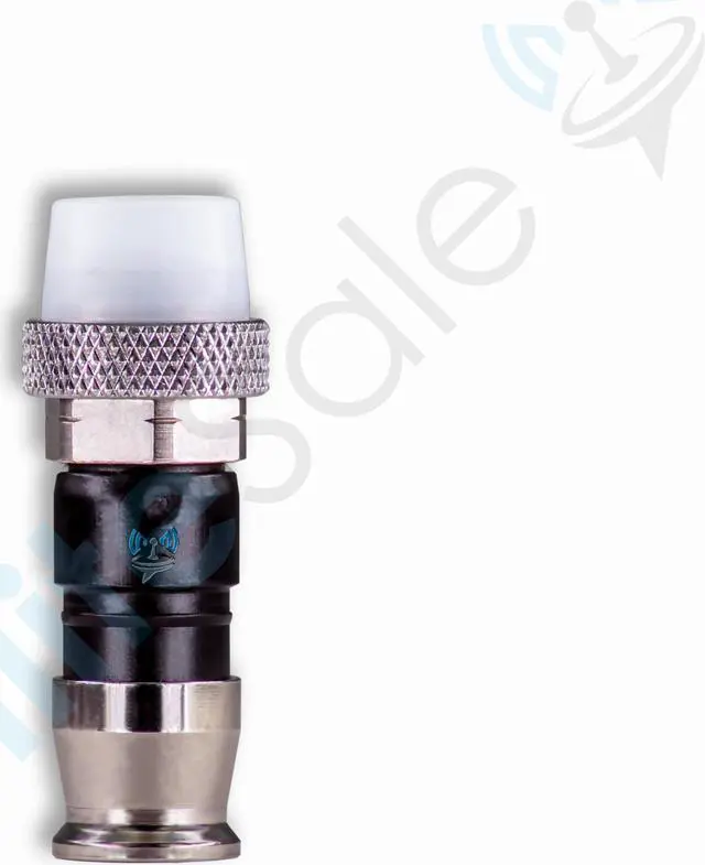Alt view image 3 of 6 - SatelliteSale Indoor/Outdoor Coaxial F-Type Fittings Weather-Seal Connectors for RG-59 Coax Cables Pack of 10 Pcs