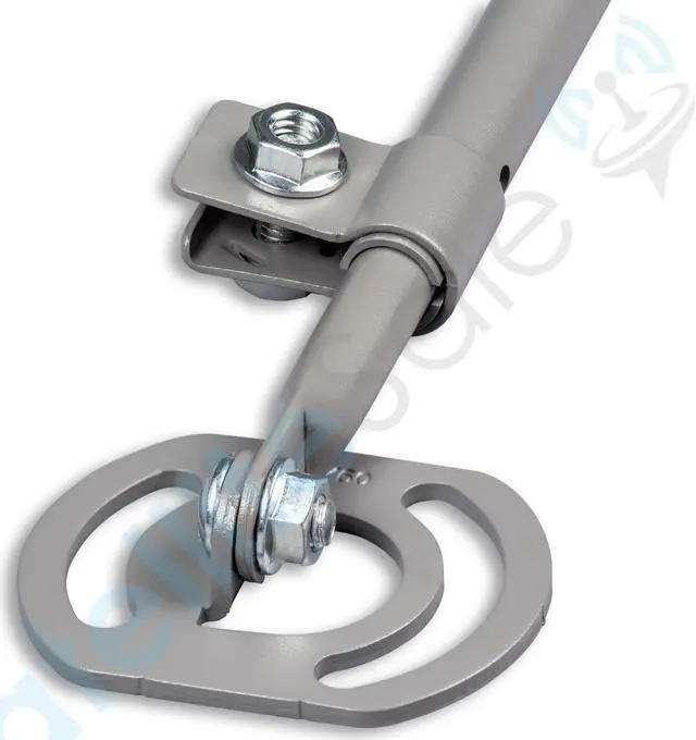 Alt view image 2 of 7 - SatelliteSale Universal 2 Support Arms Adjustable Telescopic Monopoles Braces with Screws and Mastic Pitch Pads Short 19" and Long 33"
