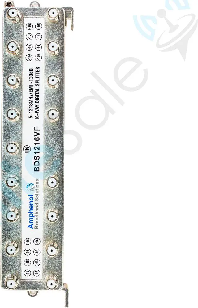 Alt view image 4 of 7 - Amphenol Digital High-Performance 16-Way Coaxial Splitter BDS1216FV Kit (5-1218 Mhz / EMI -130dB) by SatelliteSale