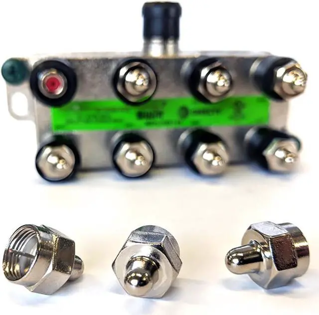 Alt view image 5 of 5 - DirecTV 8-Way Wide Band Coaxial Splitter for SWM LNB