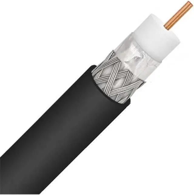 Alt view image 2 of 5 - Perfect Vision RG6 Coax, Single Solid Copper, Black 1000FT EnviroReel Cable
