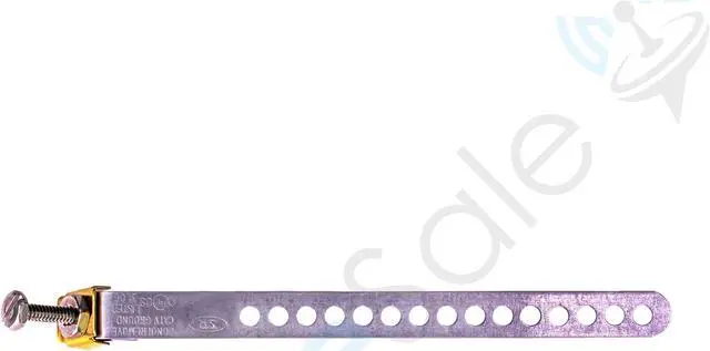 Alt view image 2 of 6 - SatelliteSale Galvanized Steel Grounding Strap 6" Flexible and Adjustable Pack of 1