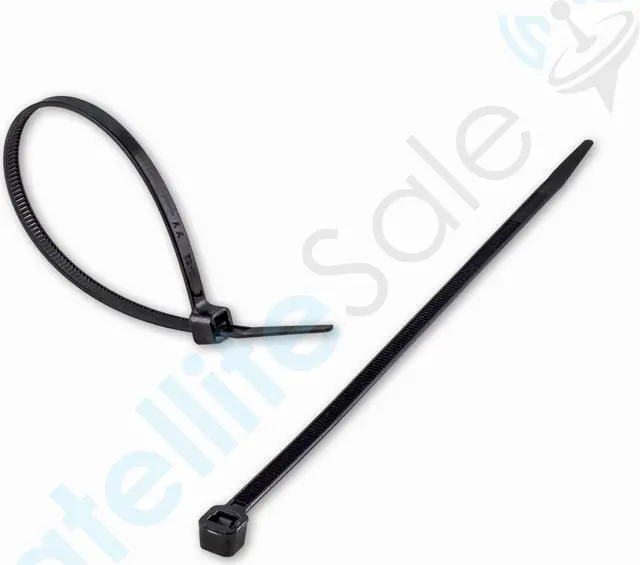 Alt view image 3 of 5 - SatelliteSale Cable Wire Zip Ties Polyamide Black 7,4", 200x4,7mm 1000pcs