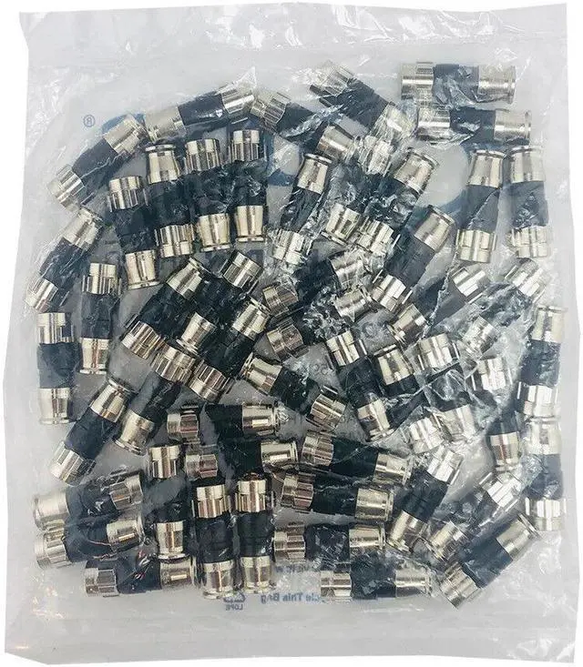 Alt view image 5 of 6 - PPC Belden EX59XLPLUS RG59 Cable Compression Connectors - Bag of 50