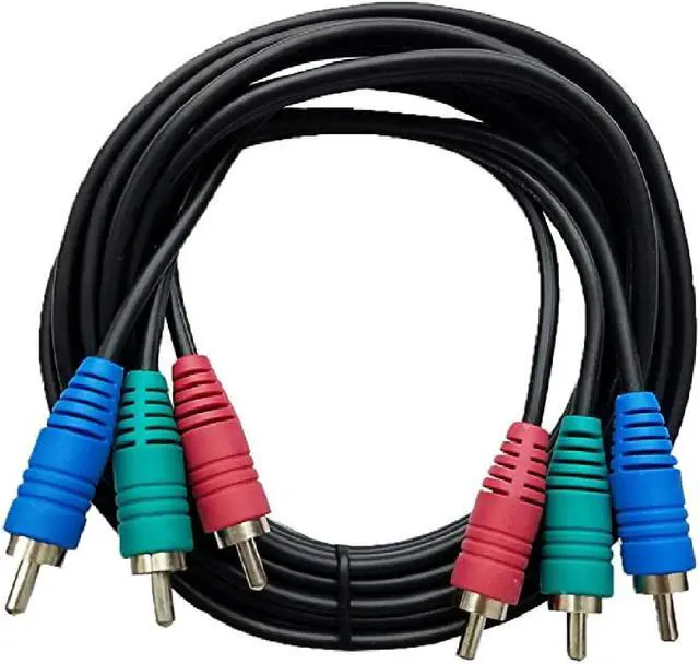 Alt view image 3 of 4 - COMPONENT VIDEO CABLE 3 RCA 6 FT RGB HDTV DVD VCR