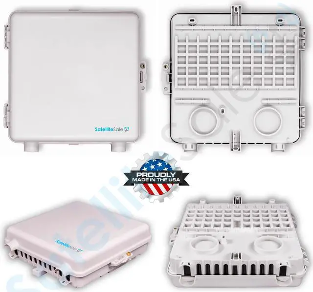 Alt view image 4 of 5 - SatelliteSale Weatherproof Junction Box Heavy Duty Enclosure 12x12x3 Inches UV-Rated Thermoplastic Alloy Made In USA