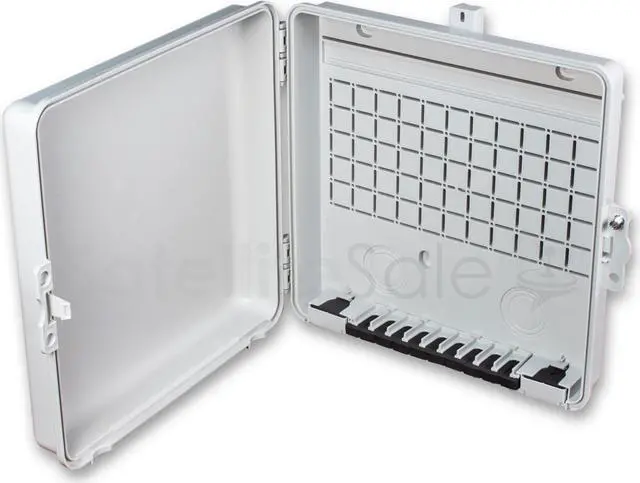 Main image of SatelliteSale Weatherproof Junction Box Heavy Duty Enclosure 12x12x3 Inches UV-Rated Thermoplastic Alloy Made In USA