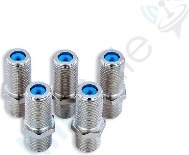 Alt view image 4 of 8 - SatelliteSale High-Frequency F81 Coaxial Barrel Connectors Female to Female F-Type 3Ghz Adapter Coupler Pack of 10 Pcs