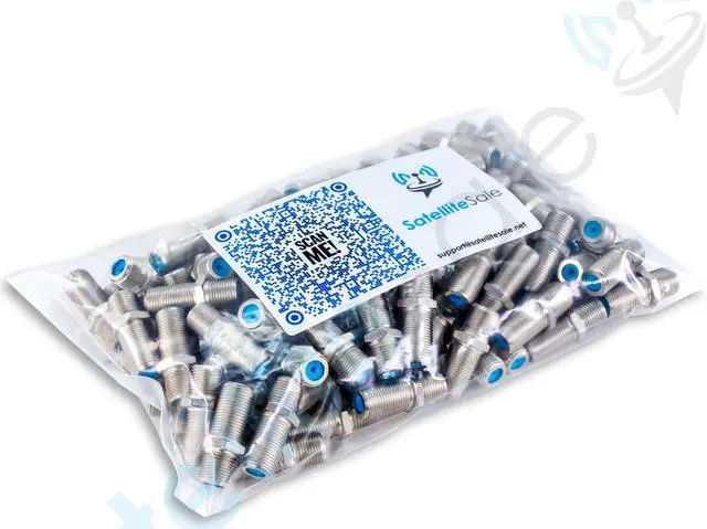 Alt view image 7 of 8 - SatelliteSale High-Frequency F81 Coaxial Barrel Connectors Female to Female F-Type 3Ghz Adapter Coupler Pack of 10 Pcs